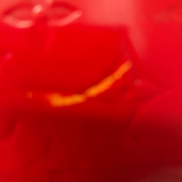 Louis Vuitton Glossy Cherry Red Monogram Tote - Picture 12 of 12